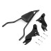 RP7771-2060 22" Tall Sharp Style Sissy Bar 0.6" Fat Passenger Backrest Bar Detachable Compatible For Harley Touring Models 2009-Later