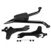 RP7771-2065 22" Tall Sharp Style Sissy Bar 1.3" Fat Passenger Backrest Bar Detachable Compatible For Harley Softail Fat Bob 114 FXFB/S Models 2018-Later
