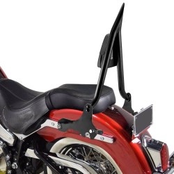 RP7771-2065 22" Tall Sharp Style Sissy Bar 1.3" Fat Passenger Backrest Bar Detachable Compatible For Harley Softail Fat Bob 114 FXFB/S Models 2018-Later