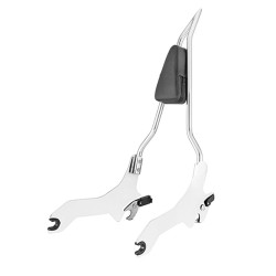 RP7771-2066 22" Tall Sharp Style Sissy Bar 0.6" Fat Passenger Backrest Bar Detachable Compatible For Harley Softail Fat Bob 114 FXFB/S Models 2018-Later