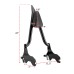 RP7771-2067 22" Tall Sharp Style Sissy Bar 1.3" Fat Passenger Backrest Bar Detachable Compatible For Harley Softail Sport Glide FLSB,Low Rider FXLR,Low Rider S FXLRS,Low Rider ST FXLRST and Low Rider El Diablo FXRST Model 2018-Later