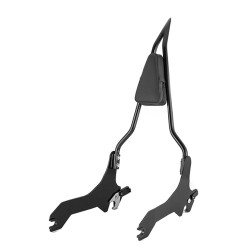 RP7771-2074 Tall Sharp Style Sissy Bar 0.6" Fat Passenger Backrest Bar Detachable Compatible For Harley Dyna Models 2006-2017 (except FLD)