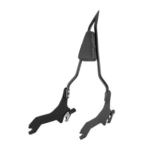 RP7771-2074 Tall Sharp Style Sissy Bar 0.6" Fat Passenger Backrest Bar Detachable Compatible For Harley Dyna Models 2006-2017 (except FLD)
