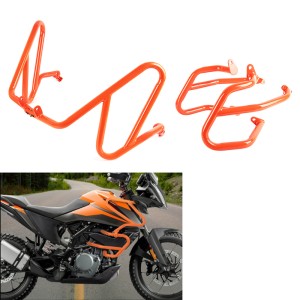 RP0890-1320O Upper-Lower Motorcycle Crash Bar Engine Protector For KTM 390 250 Adventure 2020-Later