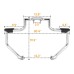 RP0890-2106 Motorcycle Engine Guard Crash Bar For Indian Roadmaster Limited with PowerBand Audio Package 2024-Later