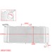RP1060-1043B Motorcycle Aluminum Radiator Cooler for Honda X-ADV750 2017-Later