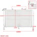 RP1060-1048B Motorcycle Aluminum Radiator Cooler for Yamaha MT-09/FZ-09 2017-2020