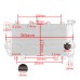 RP1060-1054B Motorcycle Aluminum Radiator Cooler for Kawasaki Ninja 400/Z400 2018-Later