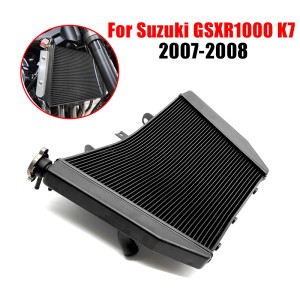 RP1060-1061B Motorcycle Aluminum Radiator Cooler for Suzuki GSXR1000 K7 2007-2008