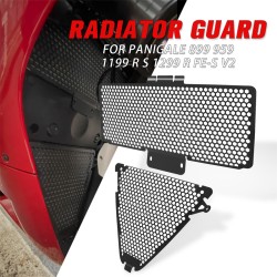 RP1060-2115B Motorcycle Radiator Grille Guard Protector Cover For Ducati Panigale V2 2022-Later
