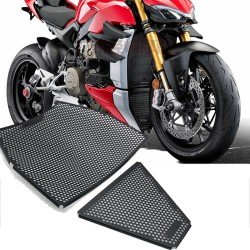 RP1060-2117B Motorcycle Radiator Grille Guard Protector Cover For Ducati Panigale V4 2018-2020