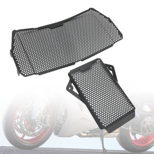 RP1060-2118B Motorcycle Radiator Grille Guard Protector Cover For Ducati Super Sport 939/S/SS Super Sport 950/S/SS 2021-Later