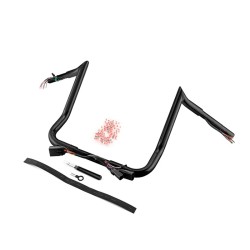 RP9910-2088 14" Pre-Wired Bagger Monkey Bar-Sharp Handlebar For Harley Street Glide/Electra Glide/Ultra Limited 2008-2013