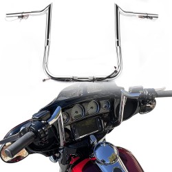 RP9910-2089 16" Pre-Wired Bagger Monkey Bar-Sharp Handlebar For Harley Street Glide/Electra Glide/Ultra Limited 2008-2013