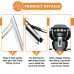 RP9910-2091 12" Pre-Wired Bagger Monkey Bar-Sharp Handlebar For Harley Electra Glide FLHT, Street Glide FLHX, Ultra Limited FLHTK 2014-2024