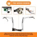 RP9910-2095 12" PRE-WIRED APE Handlebar For Harley Road Glide 2008-2013