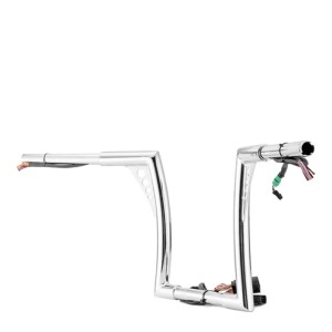 RP9910-2097 16" PRE-WIRED APE Handlebar For Harley Road Glide 2008-2013