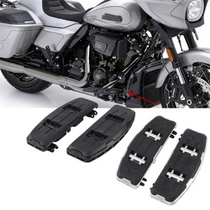 RP0450-1026 Motorcycle Floorboard Front Driver Foot Pegs Footrest For Harley FLD 2012-2016