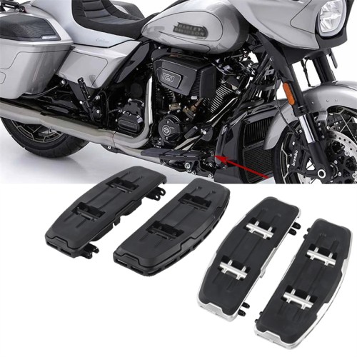 RP0450-1026 Motorcycle Floorboard Front Driver Foot Pegs Footrest For Harley FLD 2012-2016