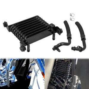 RP0660-1001 Motorcycle Oil Cooler Cover Radiator Water Cooling Replacement For Indian Roadmaster with PowerBand Audio Package 2025-Later