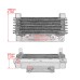 RP0660-1002B Motorcycle Oil Cooler Cover Radiator Water Cooling Replacement For Harley Touring Models 2009-2016