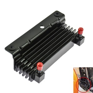 RP0660-1002B Motorcycle Oil Cooler Cover Radiator Water Cooling Replacement For Harley Touring Models 2009-2016