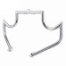 RP0890-1046 Detachable Motorcycle Mustache Style Crash Bar Engine Guard Highway Bar For Harley Touring Models 1997-2008