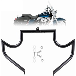 RP0890-1046 Detachable Motorcycle Mustache Style Crash Bar Engine Guard Highway Bar For Harley Touring Models 1997-2008