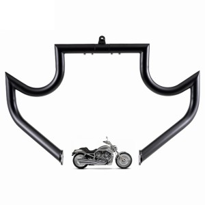 RP0890-1048 Detachable Motorcycle Mustache Style Crash Bar Engine Guard Highway Bar For Harley Touring and Trike Models 2009-later