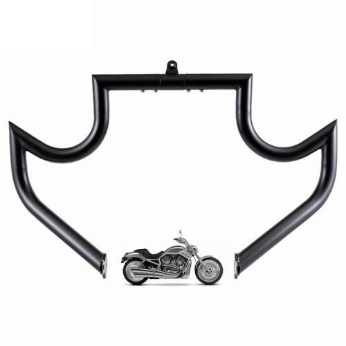 RP0890-1048 Detachable Motorcycle Mustache Style Crash Bar Engine Guard Highway Bar For Harley Touring and Trike Models 2009-later