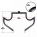RP0890-1050 Detachable Motorcycle Mustache Style Crash Bar Engine Guard Highway Bar For Harley Softail FL models 2000-2017