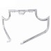 RP0890-1055 Detachable Motorcycle Mustache Style Crash Bar Engine Guard Highway Bar For Harley Softail Models 2018-Later(except FXDRS)