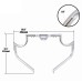 RP0890-1055 Detachable Motorcycle Mustache Style Crash Bar Engine Guard Highway Bar For Harley Softail Models 2018-Later(except FXDRS)