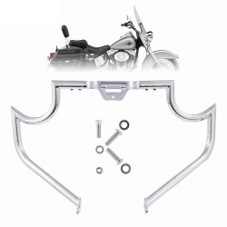 RP0890-1055 Detachable Motorcycle Mustache Style Crash Bar Engine Guard Highway Bar For Harley Softail Models 2018-Later(except FXDRS)