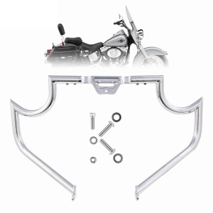 RP0890-1055 Detachable Motorcycle Mustache Style Crash Bar Engine Guard Highway Bar For Harley Softail Models 2018-Later(except FXDRS)