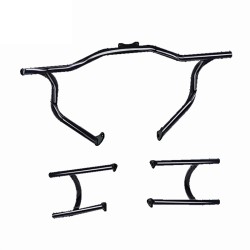 RP0890-2108 Motorcycle Engine Guard Crash Bar+Rear Saddlebag Guard Crash Bar For Indian Roadmaster Limited with PowerBand Audio Package 2024-Later