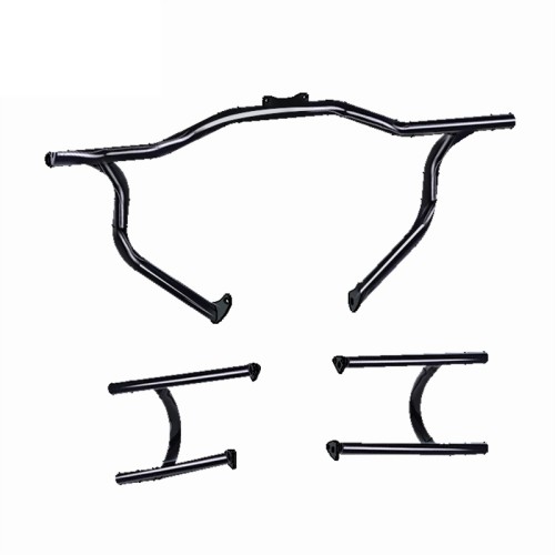 RP0890-2108 Motorcycle Engine Guard Crash Bar+Rear Saddlebag Guard Crash Bar For Indian Roadmaster Limited with PowerBand Audio Package 2024-Later