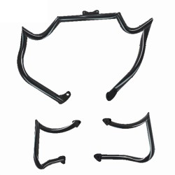 RP0890-2111 Motorcycle Engine Guard Crash Bar+Rear Saddlebag Guard Crash Bar For Indian Roadmaster Limited with PowerBand Audio Package 2024-Later