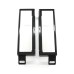 RP0940-5005B Motorcycle Black Rear Fender LED Filler Panel Bracket Kit For Harley Touring Electra Glide Classic FLHTC 2009-2013