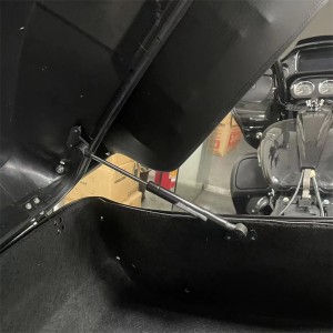 RP5517-1002B Motorcycle Chopped Pack Trunk Rear Hydraulic Support Rod For Harley Electra Glide, Street Glide, Ultra Limited 2014-2024 and more