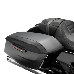 RP5534-1019B Motorcycle Audio Speaker Lids Case Rain Dust Waterproof Saddlebag Lid Covers For Harley Touring Models 2014-Later