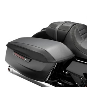 RP5534-1019B Motorcycle Audio Speaker Lids Case Rain Dust Waterproof Saddlebag Lid Covers For Harley Touring Models 2014-Later