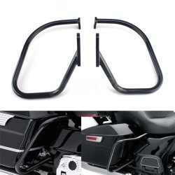 RP5535-1001 Motorcycle Rear Saddlebag Engine Guard Rail Crash Bar For Harley Softail Deluxe FLSTN  2005-2017