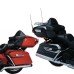 RP5538-1005 Motorcycle Tri-Line Saddlebag+Tour Pak Pack Lid Accents For Harley Touring Models 2014-Later