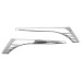 RP5538-1005 Motorcycle Tri-Line Saddlebag+Tour Pak Pack Lid Accents For Harley Touring Models 2014-Later