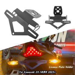 RP6630-1129B Motorcycle License plate holder For Kawasaki ZX-4R/RR 2023-Later