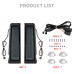RP6640-3023 Motorcycle Inserts Saddlebag Filler Support LED Running Light For Harley Touring Models 2014-Later(except '23-later FLTRXSE,FLHXSE, '24 FLHX,FLTRX and FLTRXSTSE)