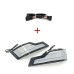 RP6640-4003 Motorcycle Rear Tour-Pak King Tour Pack LED Lights For Harley Touring Models 2014-Later(except '23-later FLTRXSE,FLHXSE, '24 FLHX,FLTRX and FLTRXSTSE)