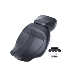 RP7731-1011B Driver & Passenger Two up Pillion Seat For Harley Touring CVO Street Glide FLHXSE 2023-Later Harley CVO Road Glide FLTRXSE 2023-Later Harley Touring Street Glide FLHX 2024-Later