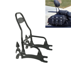 RP7771-1007 Motorcycle Adjustable& Detachable Passenger Sissy Bar For Indian Roadmaster with PowerBand Audio Package 2024-Later Indian Roadmaster Limited with PowerBand Audio Package 2024-Later